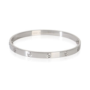Cartier White Gold  Love Bracelet